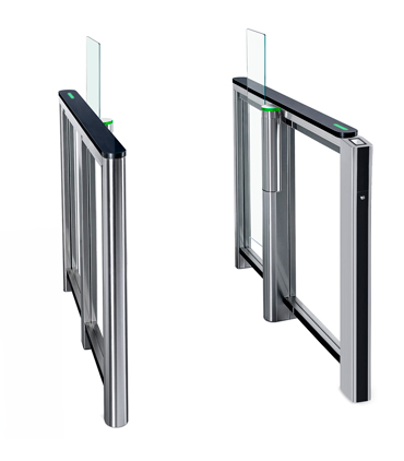 ST-11 Speed gate with a built-in barcode scanner