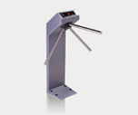 Tripod turnstile gate, grey color