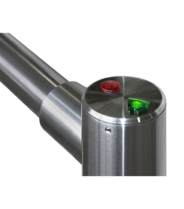 RTD-03S Waist-high Rotor Turnstile with RB-03S guide barrier set