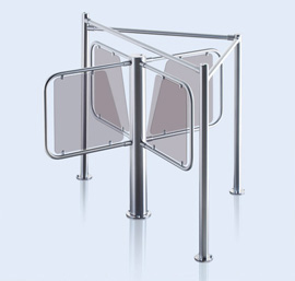 Waist-high Rotor Turnstiles