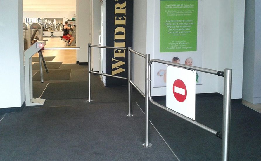 Turnstile Railing Sports and entertainment facilities | PERCo