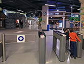 Turnichet cu trepied cutie TTD-03.1 și poartă batantă motorizată WMD-05