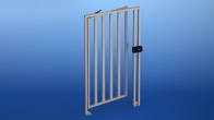 WHD-15 full height security gate